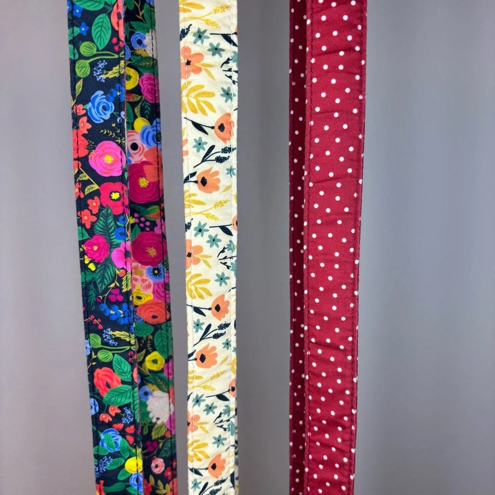 Sniff‎ & Bark Floral and Polka Dot Dog Leashes Bundle of 3- 59in Long x 1in wide